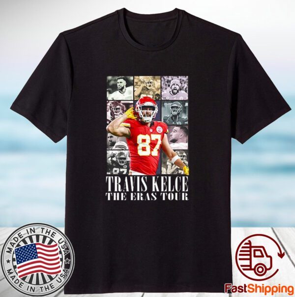 Travis Kelce The Eras Tour Tee Shirt