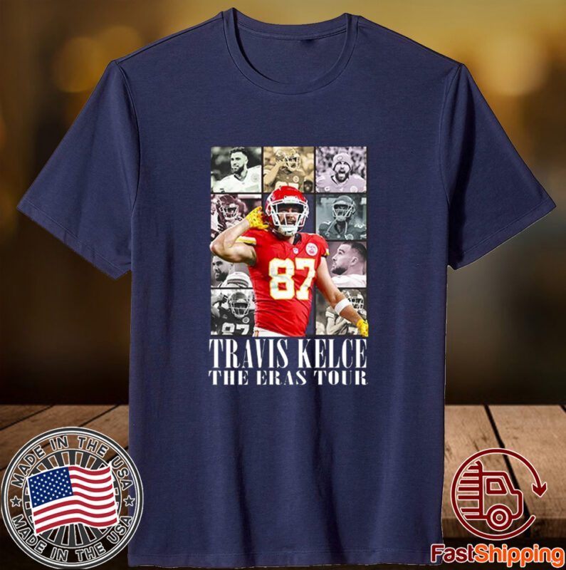 Travis Kelce The Eras Tour Tee Shirt