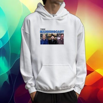 Aaron Rodgers Wearing Omaha Productions The Manningcast Tshirt