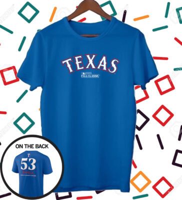 Adolis Garcia Texas Rangers Fanatics Branded 2023 American League Champions Player Name & Number Tshirt