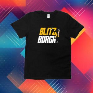 Aj Burnett Wearing Blitz Burgh Shirt