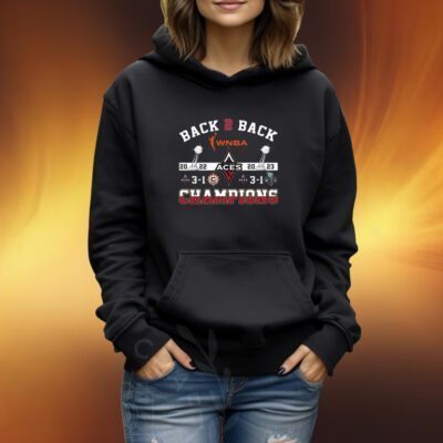 Back To Back Wnba Aces 2022 2023 Champions Tshirt