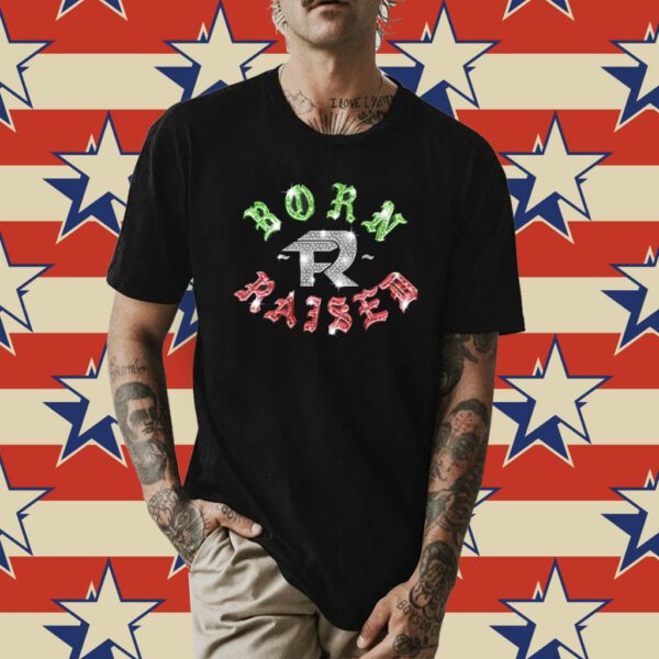Born X Raised Fuerza Regida Rocker T-Shirt