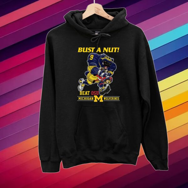 Bust A Nut Beat Osu Michigan Wolverines Shirt