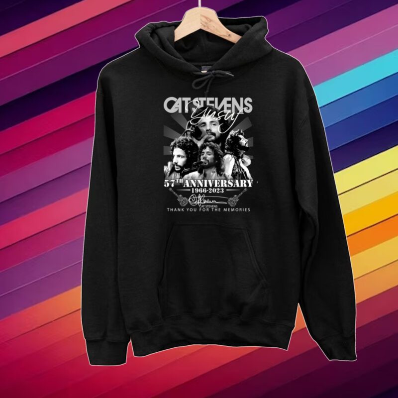 Cat Stevens 57th Anniversary 1966 – 2023 Thank You For The Memories Shirt