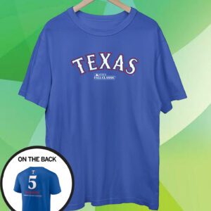 Corey Seager Texas Rangers 2023 American League Champions Tshirt