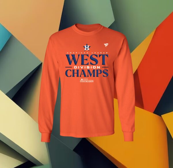 Houston Astros Al West Division Champions 2023 Long Sleeve Shirt