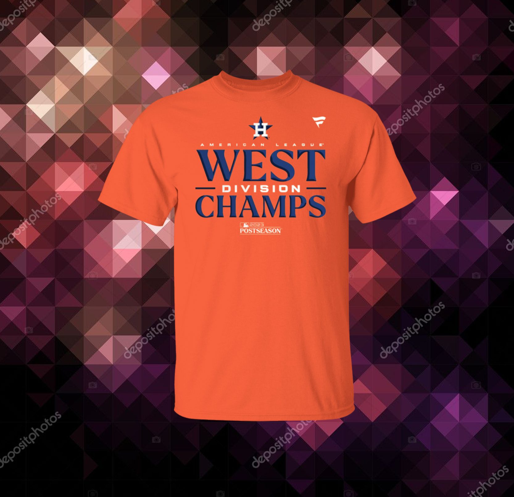 Official american 2023 al west division champions Houston Astros