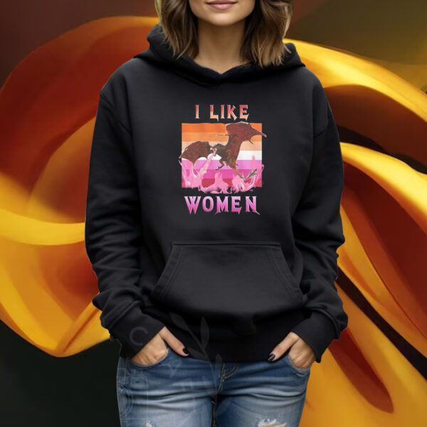 I Like Women Lesbian Flag Shirt