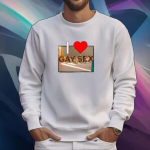 I Love Gay Sex Cat Shirt