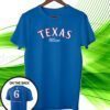 Josh Jung Texas Rangers 2023 American League Champions Tshirt