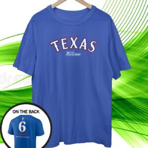 Josh Jung Texas Rangers 2023 American League Champions Tshirt