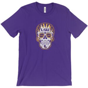 LSU Football: Sugar Skull Shirt