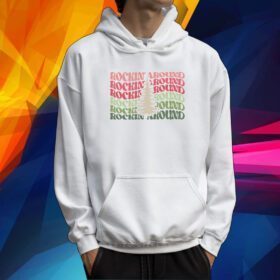 Ladies Christmas Rocking around Vintage Retro xmas Tshirt