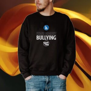 Los Angeles Dodgers Stand Against Bullying Spirit Day Tshirt