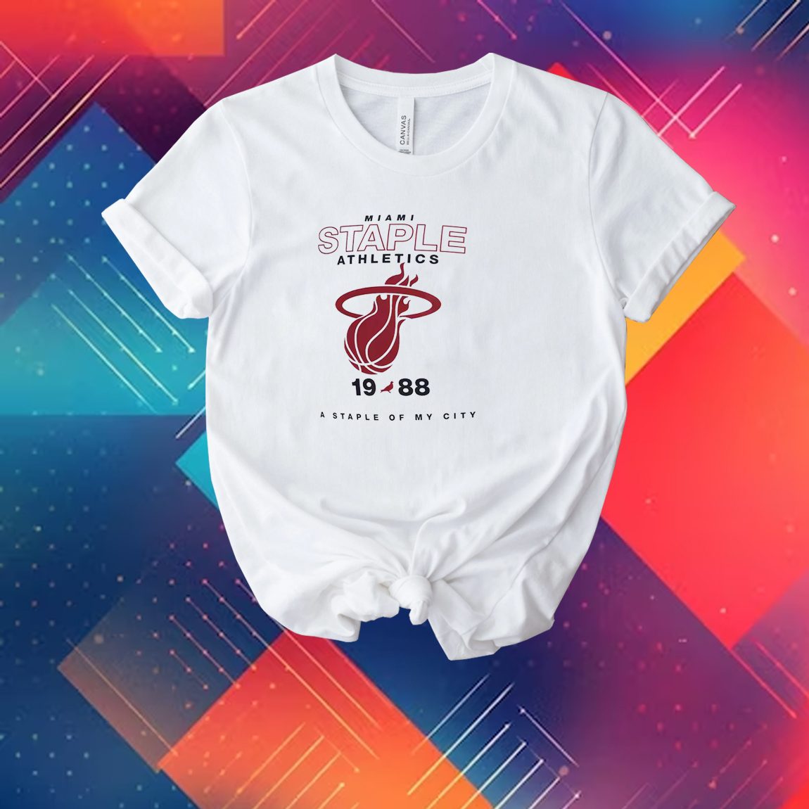 Miami Heat Blazers Nba X Staple Home Team T-shirt - Shibtee Clothing