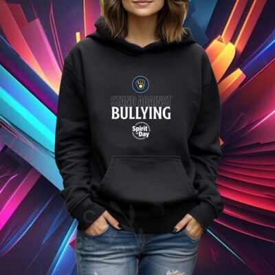 Milwaukee Brewers Stand Against Bullying Spirit Day Tshirt