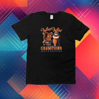 Mlb Baltimore Orioles Win Win 2023 Al East Division Champions Shirt