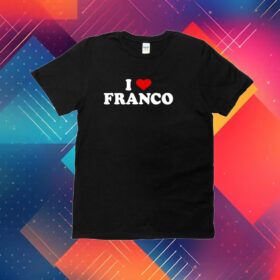 Nicki Minaj Wearing I Love Franco Tee Shirt