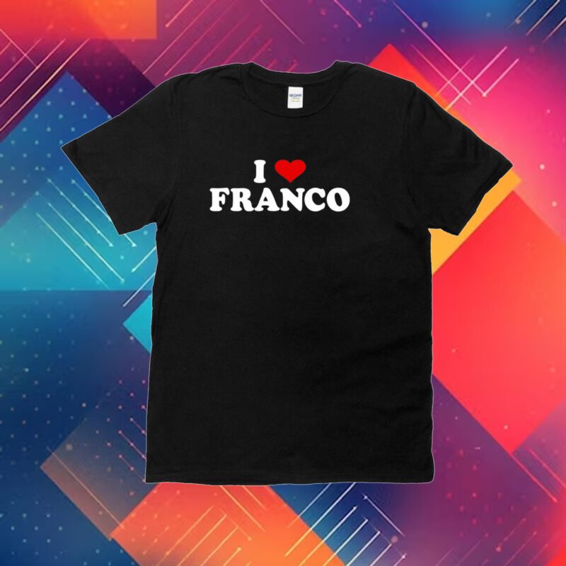 Nicki Minaj Wearing I Love Franco Tee Shirt