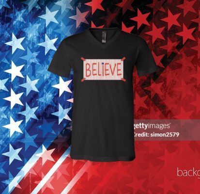 Philadelphia Phillies Believe V-neck Shirt