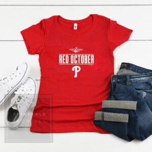 Red October Phillies Tee Shirt