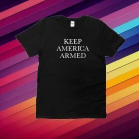 Rob Smith Wearing Keep America Armed Shirt