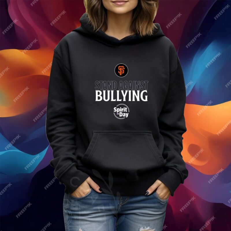 Sf Giants Stand Against Bullying Spirit Day Merch Tshirt