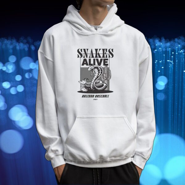 Snakes Really Alive Arizona Baseball Tshirt