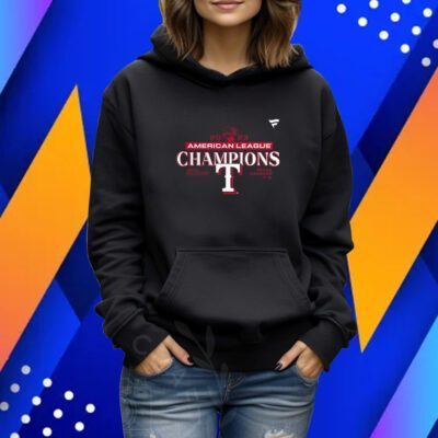 Texas Rangers 2023 American League Champions Locker Room Tshirt