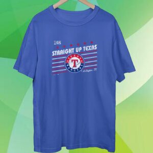 Texas Rangers Majestic Threads 2023 World Series Local Lines Tshirt