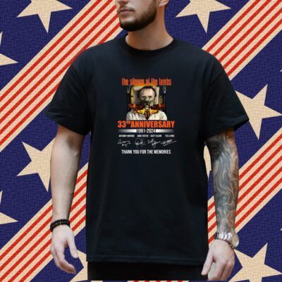 The Silence Of The Lambs 33rd Anniversary 1991-2024 Thank You For The Memories T-Shirt