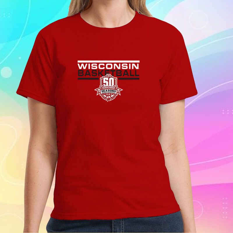 Wisconsin Badgers Women’s Basketball 50 Seasons Shirt