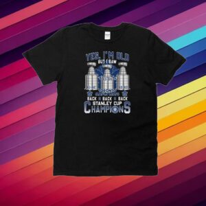 Yes I’m Old But I Saw Toronto Maple Leafs Back 2 Back 2 Back Stanley Cup Champions T-Shirt