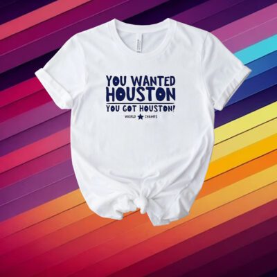 You Wanted Houston You Got Houston World Champs T-Shirt