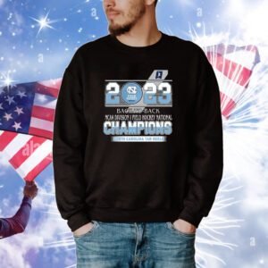 2023 Back To Back NCAA Division I Field Hockey National Champions North Carolina Tar Heel Hoodie TShirts