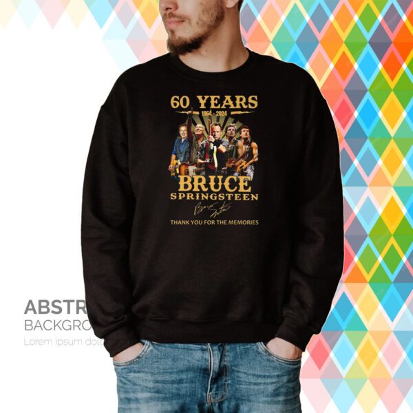 60 Years 1964 – 2024 Bruce Springsteen Thank You For The Memories Hoodie T-Shirts