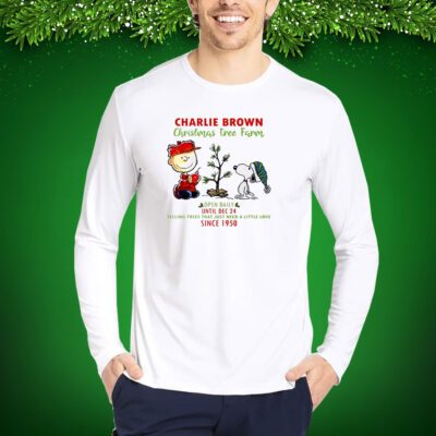 Charlie Brown Christmas Tree Farm Open Daily Until Dec 24 Selling Since 1950 Shirt