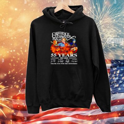 Creedence Clearwater Revival 57 Years 1967 – 2024 Thank You For The Memories Hoodie shirt