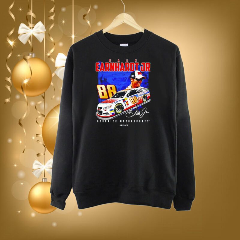 Dale Earnhardt Jr 88 National Guard Hms Graphic Car Signature SweatShirt