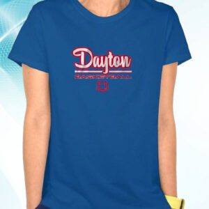 Dayton Basketball: Chapel Blue Tee Shirts