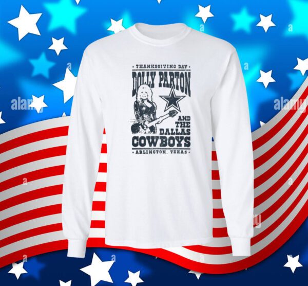 Dolly Parton Dallas Cowboys Long Sleeve Shirt