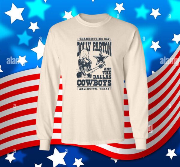 Dolly Parton Dallas Cowboys Long Sleeve Shirts