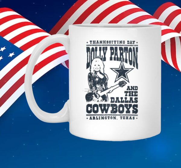 Dolly Parton Dallas Cowboys Texas Mug