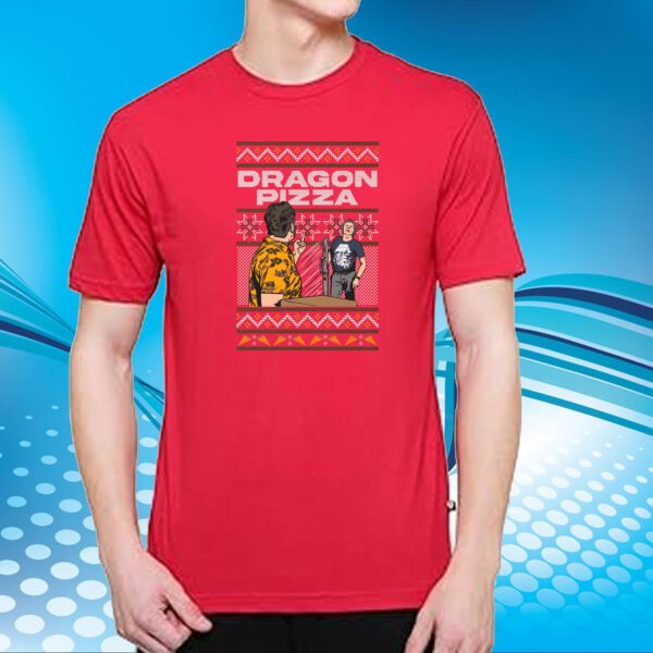 Dragon Pizza Ugly Christmas SweatShirt