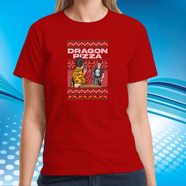 Dragon Pizza Ugly Christmas SweatShirts