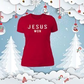Evan Carter Jesus Won Womens Shirt