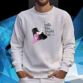 I Hate This Stupid Day Print Casual SweatShirt