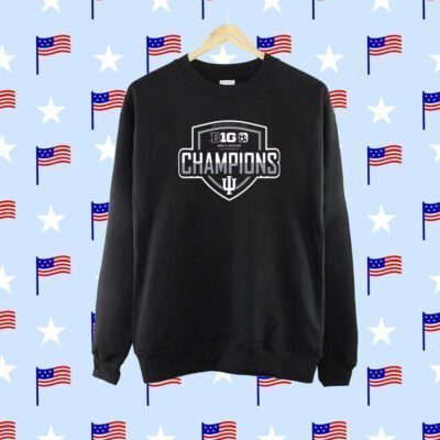 Indiana Hoosiers 2023 Big Ten Men’s Soccer Conference Tournament Champions Locker Room SweatShirt