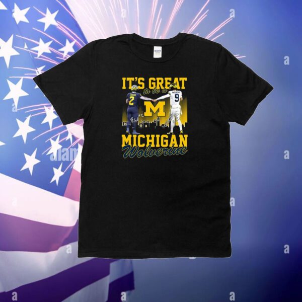 It’s Great To Be A Michigan Wolverine Hoodie Shirts